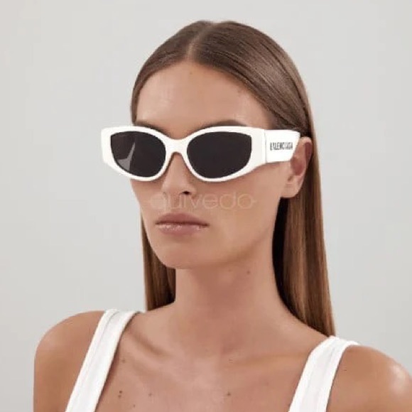 NEW BALENCIAGA BB00258S 003 OVERSIZED SUNGLASSES BALENCIAGA - Picture 2 of 12